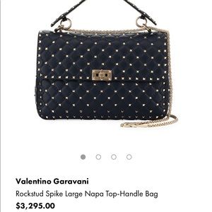 Valentino Garavani
Rockstud Spike Large Napa Bag